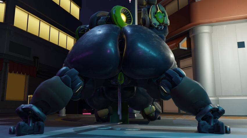 3d big_ass bubble_butt character_request donut_anus female huge_ass notsafeforgek orisa overwatch overwatch_2 robot tagme thick_thighs wide_hips