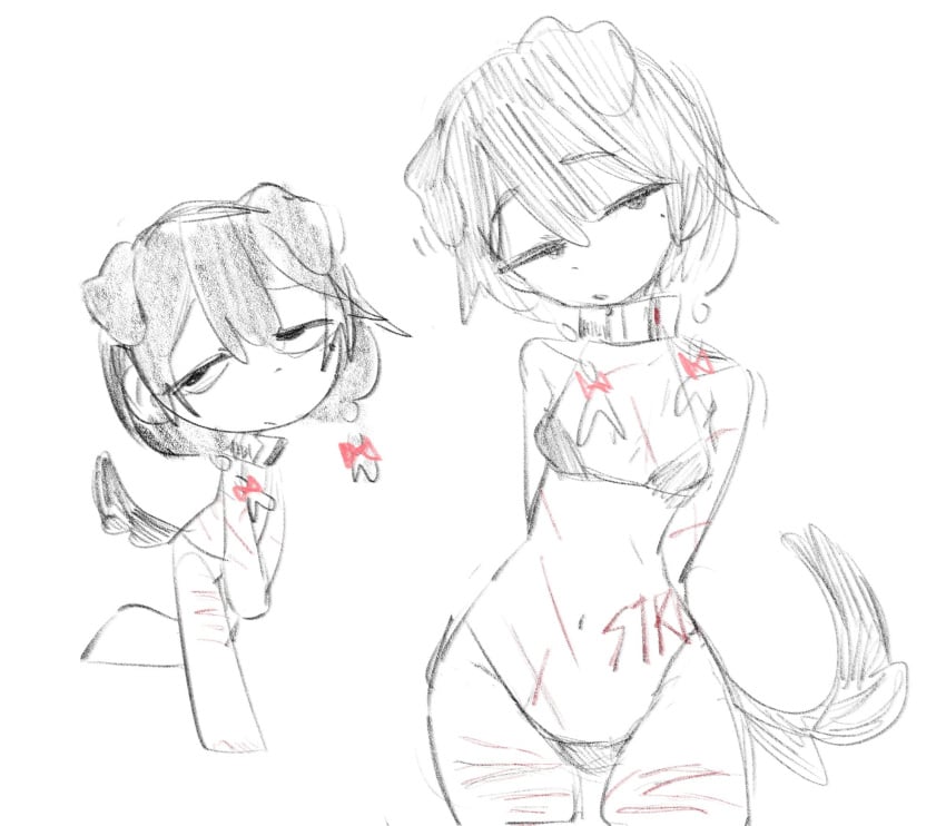 female oc orginal_character puppy puppygirl scars sealwool self_harm self_insert