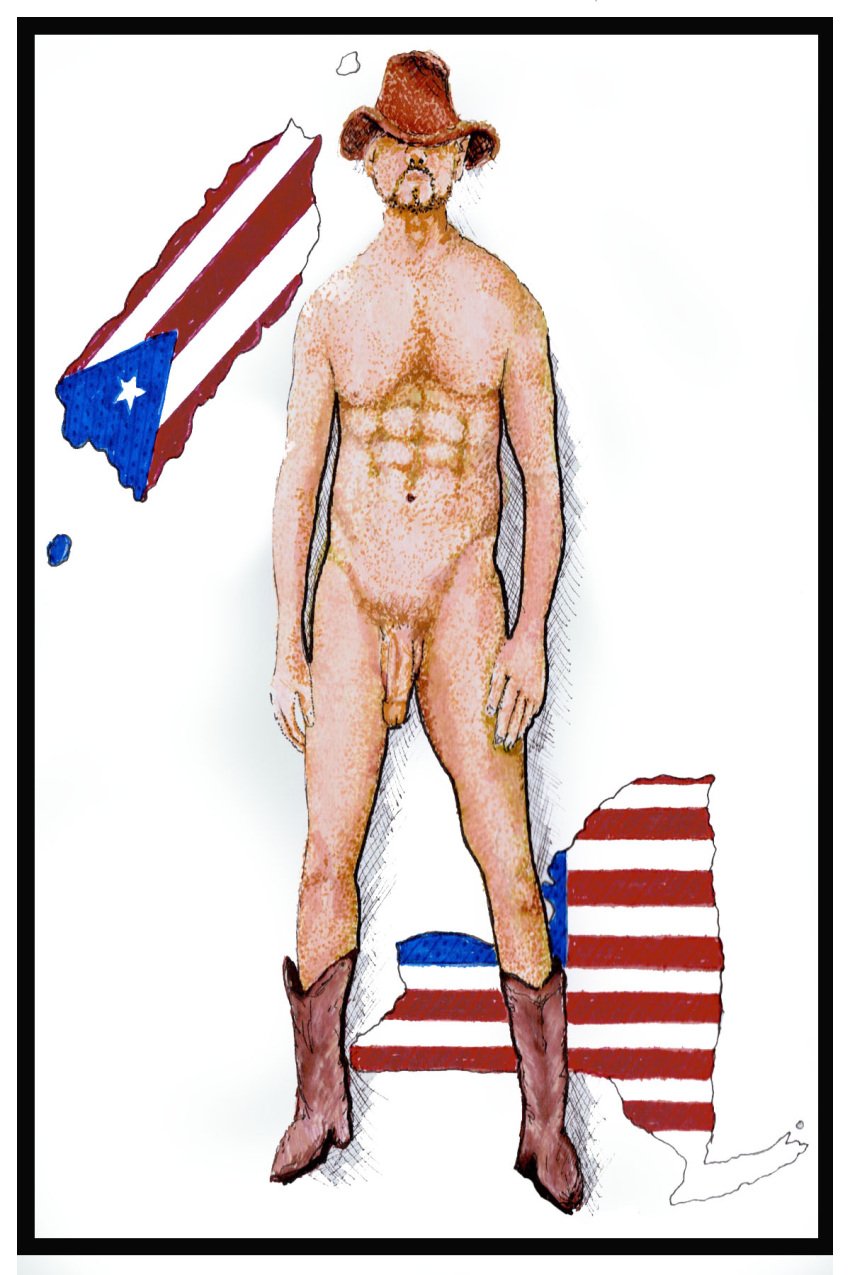 american_flag american_guy american_male cock cock_out dick fit_male gay hand_drawn ink male male_body male_only marker marker_(artwork) marker_(medium) mixed_media naked_male pen pen_(artwork) puerto_rican puerto_rican_flag self_upload sketches_by_adab solo