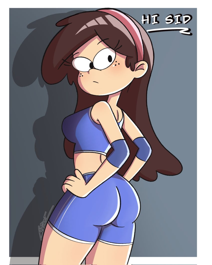 1girls aged_up ass ass_focus autart breasts crop_top female female_only nickelodeon sid_chang the_casagrandes the_loud_house wide_hips