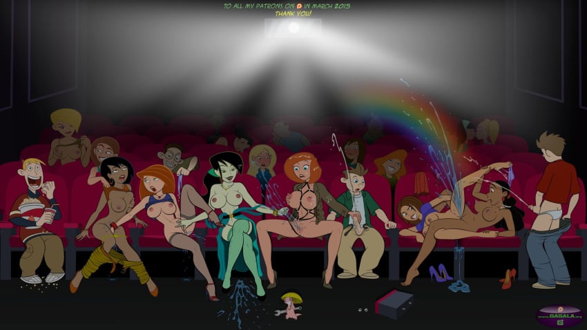 adrena_lynn ann_possible blush bonnie_rockwaller breasts clothing cum cum_splatter cumming cumshot dark-skinned_female dark_skin disney disney_channel exhibitionism female fingering gagala glasses groping_breasts handjob high_heels incest interracial jim_possible joss_possible kim_possible kimberly_ann_possible kissing male moaning monique_(kim_possible) mother_and_son movie_theater multiple_boys multiple_girls ned_(kim_possible) nipples orgasm orgy panties penis public public_orgy public_sex rainbow rainbow_cum ron_stoppable rufus_(kim_possible) shego shirt_lift shirt_up shushing spread_legs squeezing_breast squirting straight tim_possible tribadism umbrella uncensored wrench yuri zita_flores