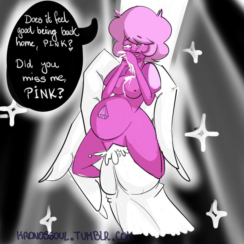 1futa 1girls alien alien_futanari alien_girl alien_humanoid big_belly big_dom_small_sub breasts cum cum_in_pussy cum_inflated_belly cum_inflation cum_inside cum_on_breasts cum_out_mouth cum_out_throat cum_through diamond_authority english_text female femsub futa_on_female futadom futanari gem_(species) giantess inflation intersex just_the_tip kronossoul larger_futanari male_focus pink_diamond_(steven_universe) pussy size_difference size_play smaller_female speech_bubble steven_universe text uncensored white_diamond_(steven_universe)