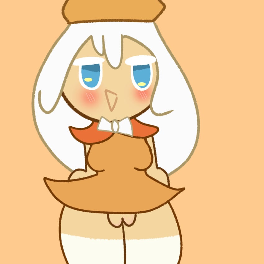 blue_eyes cnidjdoqoa cookie_run cookie_run_kingdom cream_puff_cookie puffy_pussy white_hair