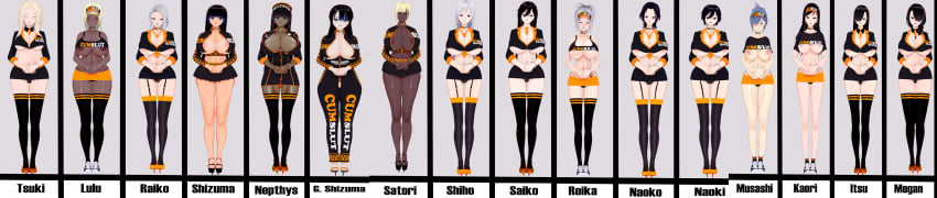 16girls akinama_family_(noir-black-shooter) big_breasts blonde_hair cumslut_(franchise) egyptian_female gilf goth_shizuma_himejima_(noir-black-shooter) half-sisters huge_breasts itsu_akinama_(noir-black-shooter) kaori_akinama_(noir-black-shooter) koikatsu lulu_douji_(noir-black-shooter) megan_(noir-black-shooter) milf mother_and_daughter musashi_akinama_(noir-black-shooter) naoki_akinama_(noir-black-shooter) naoko_akinama_(noir-black-shooter) nepthys_himejima_(noir-black-shooter) noir-black-shooter oc original original_character raiko_kashiwasaki_(noir-black-shooter) reika_akinama_(noir-black-shooter) saiko_akinama_(noir-black-shooter) satori_douji_(noir-black-shooter) shiho_akinama_(noir-black-shooter) shizuma_himejima_(noir-black-shooter) silver_hair sister take_your_pick tanned tanned_female tanned_skin tsuki_unohana_(noir-black-shooter)