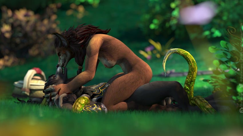 16:9 2019 3d 4k absurd_res after_sex anthro blizzard_entertainment breasts brown_body brown_fur canid canine claws clothed clothing druid_(warcraft) duo eye_contact fangs female female/female fur hair hi_res lahja looking_at_another mammal mane melee_weapon nipples nude original_character outside partially_clothed plant restrained roots sitting smile sword tentacle thatworgen video_games warcraft warrior_(warcraft) weapon were werecanid werecanine worgen worgen_druid worgen_warrior world_of_warcraft ymirjar_lord's_plate yuri