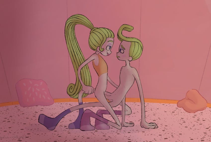 1boy 1boy1girl 1girls brother_and_sister dreamworks female gay_to_straight gay_with_woman green_hair incest male male_only naked nude penis trolls_(film) trolls_band_together universal_studios velvet_(trolls) veneer_(trolls)