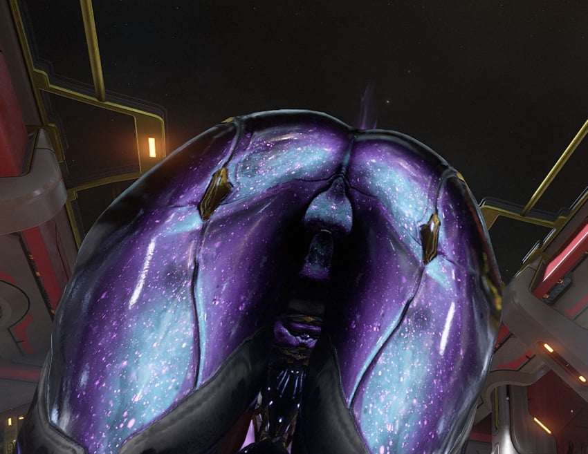 1girls ass behind_view bending_forward bending_over bent_over big_ass close-up close_up dat_ass ember_(warframe) ember_heirloom_(warframe) from_behind screencap screenshot warframe warframe_(species)