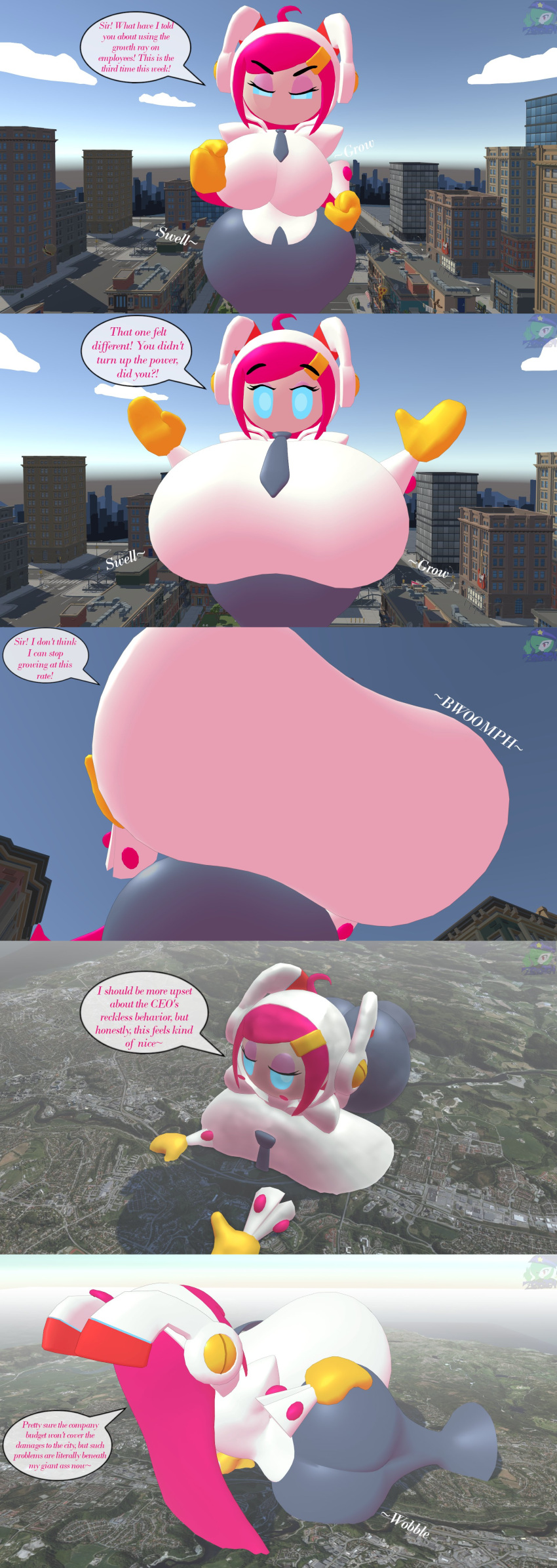 3d 3d_model big_ass big_breasts breasts bubble_butt comic comic_strip female huge_ass huge_breasts hyper_breasts kirby_(series) macro susanna_patrya_haltmann susie_(kirby) tagme thick_thighs wide_hips zer0264