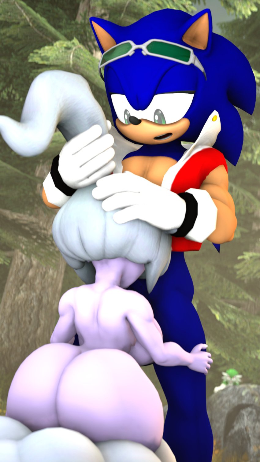 ass blowjob bluewyvern breasts cock_in_mouth dazzi_(pal) hair_pull hair_pulling hedgehog pal_(species) palworld penis_in_mouth sonic_(series) sonic_the_hedgehog sonic_the_hedgehog_(series)