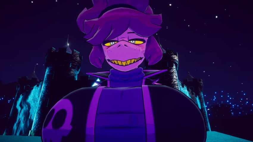 cally3d cryptiacurves deltarune female female_only susie_(cryptiacurves) susie_(deltarune) tagme