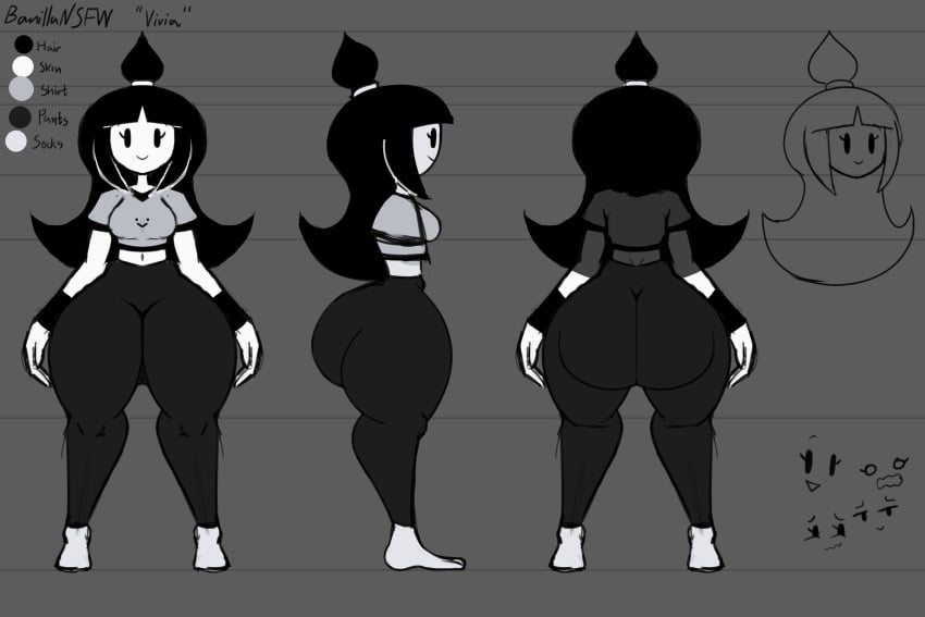 anthnsfw ass banillansfw breasts buttocks character_sheet concept_art glutes high_quality high_resolution highres original original_character profile tagme very_high_resolution vivia_(banillansfw)