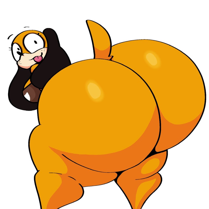 big_ass big_breasts breasts breathotter bubble_butt duck_hunt duck_hunt_dog female furry huge_ass huge_breasts huntress_(lewdewott) lewdewott tagme thick_thighs wide_hips