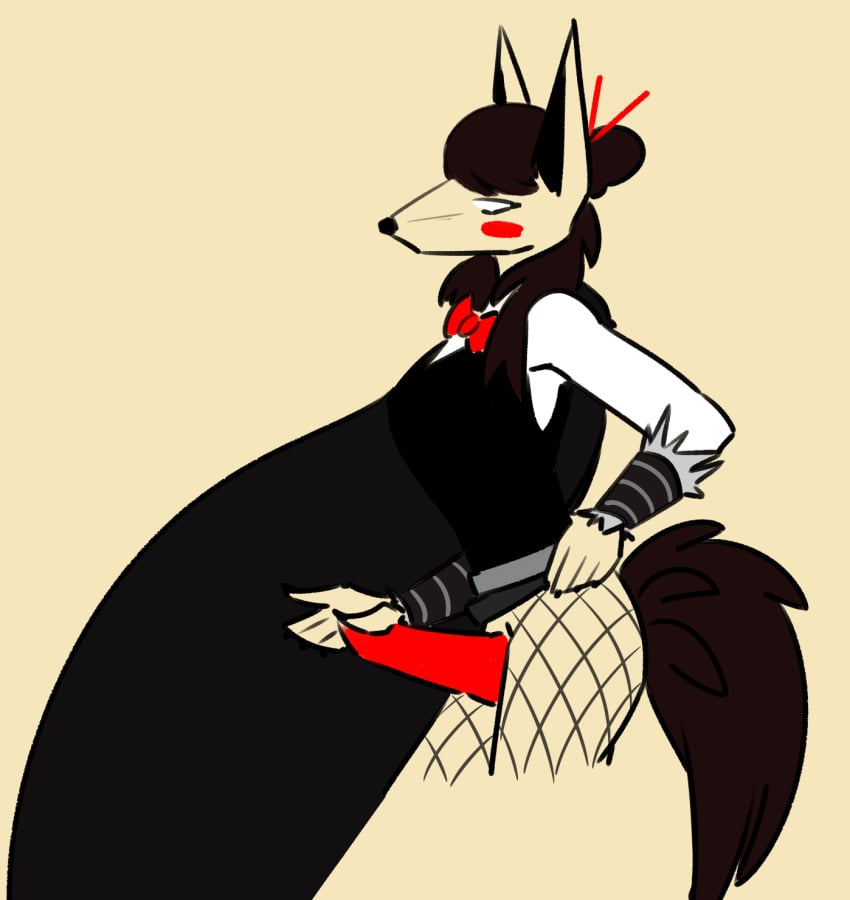 canine dickgirl doodle eiirev femboy futanari intersex knot knotting oc penis wolf