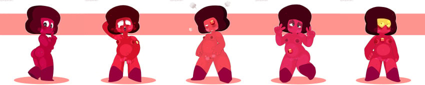 ass breasts eggshoppe highres pussy ruby_(steven_universe) ruby_squad steven_universe tagme