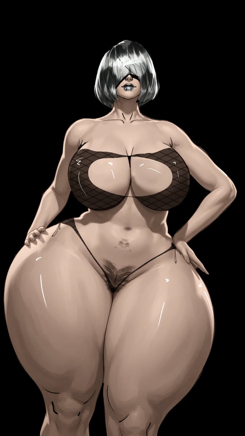Yorha 2b (Nier: Automata) Rule 34 Image