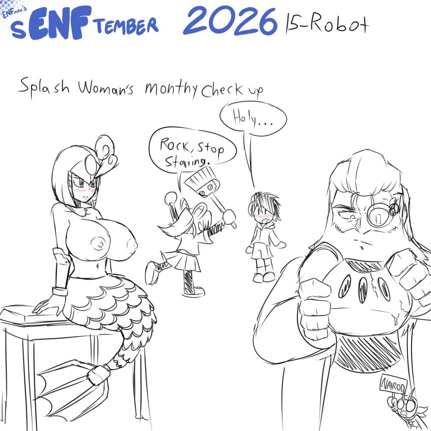 Splash Woman (Mega Man) Rule 34 Image