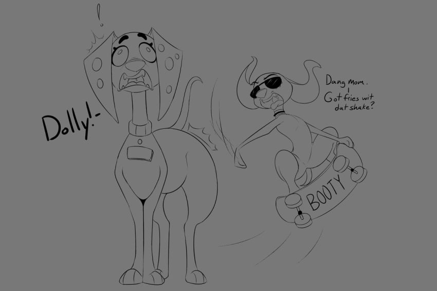 Delilah (101 Dalmatians) Rule 34 Image