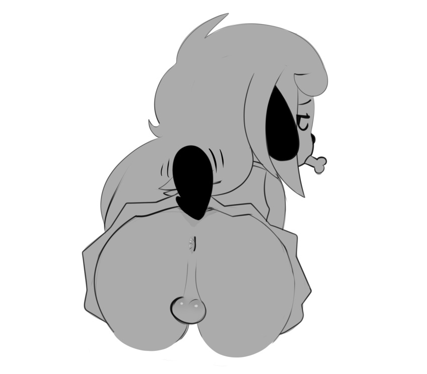 1boy 2019 absurd_res animal_ears anthro anthrofied anus ass backsack balls big_ass big_butt black_nose blonde_hair bottomless bubble_ass bubble_butt butt canid canine canis clothed clothing dat_ass dog_treat femboy fuanh girly hair hi_res huge_ass huge_butt long_hair male male_only mammal no_panties no_underwear parappa parappa_the_rapper parappa_the_trappa perineum playstation sissy solo somescrub sony_corporation sony_interactive_entertainment tail thick thick_thighs trap video_games wide_hips