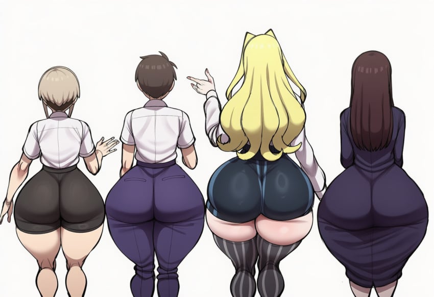 Sutou Iku (100 Kanojo) Rule 34 Image