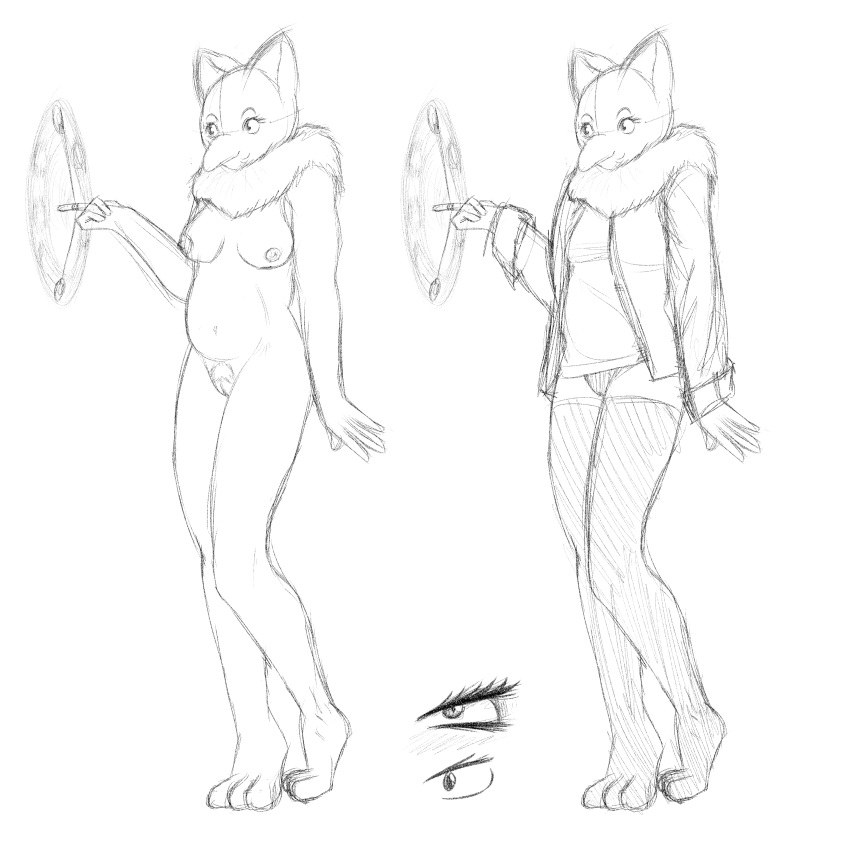 1girls 2019 absurd_res anthro anthrofied bottomwear breasts chubby clothed clothing female female_hypno fingers fur furry hair hi_res humanoid hypno hypnotizing_viewer jacket leather leather_jacket legwear mammal monochrome nintendo nude original_character pants pendulum pokemon pokemon_(species) pokemon_rgby pubic_hair pussy qt_lox shirt simple_background sketch smeargle20 smile solo stockings topwear unfinished video_games wide_hips