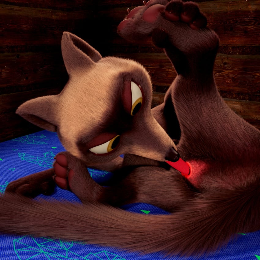 anal anus black-footed_ferret conditional_dnp disney domestic_ferret hi_res licking male male_only mammal mustela mustelid musteline nude oral rimming scimunk sex solo tongue tongue_out travis_(zootopia) zootopia