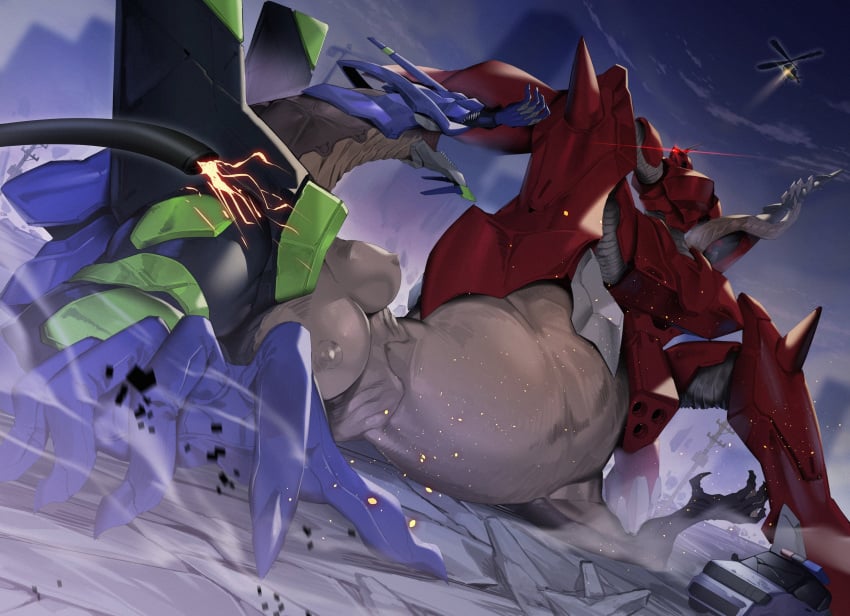 Eva 01 (Neon Genesis Evangelion) Rule 34 Image