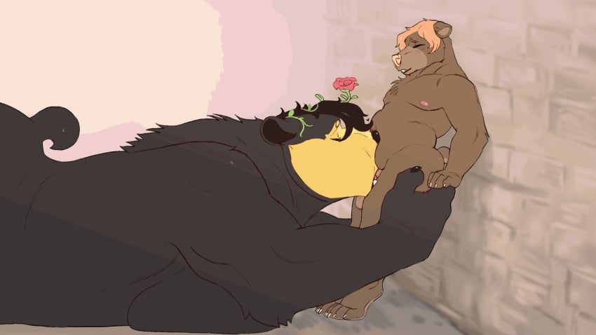 16:9 2019 abraxocleaner allison_(danji-isthmus) animated anthro balls bear blowjob breasts duo erection fellatio female femdom frame_by_frame fur furry fuzzamorous hi_res larger_female loop male malesub mammal oral oral_penetration original original_character original_characters oversized_fellatio oversized_oral penetration penile penis sex size_difference smaller_male straight tongue tongue_out tongue_out_blowjob unnamed_character ursid