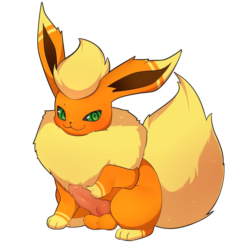 1boy 2019 3_toes 4_legs absurd_res alpha_channel alternate_color animal_genitalia animal_penis big_penis big_testicles black_nose border canine_penis cel_shading chest_tuft ear_markings eeveelution erection eyebrows facial_markings feral flareon full-lentgh_portrait fur furry green_eyes grey_sclera grin half-closed_eyes head_markings head_tuft hi_res knot leg_markings long_ears long_tail looking_at_viewer male male_focus mane markings multicolored_body multicolored_fur nintendo nude orange_belly orange_body orange_ears orange_fur orange_sheath original_character outline penis pokémon_(species) pokemon pokemon_rgby portrait presenting presenting_balls presenting_penis prick_ears quadruped raised_leg raised_paw red_penis seductive seviyummy shaded shadow simple_background sitting smile smirk smug snout socks_(marking) solo source_request stripes tail toes transparent_background tuft two_tone_body two_tone_fur video_games vovo white_outline yellow_body yellow_fur yellow_markings yellow_paws yellow_stripes yellow_tail