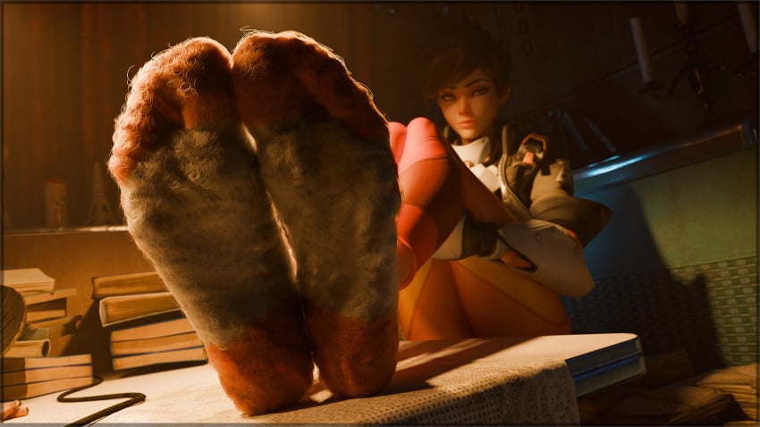 3d big_feet feet foot_fetish lena_oxton overwatch overwatch_2 sneaky1snacks sock_fetish socks tracer wtsnacks1