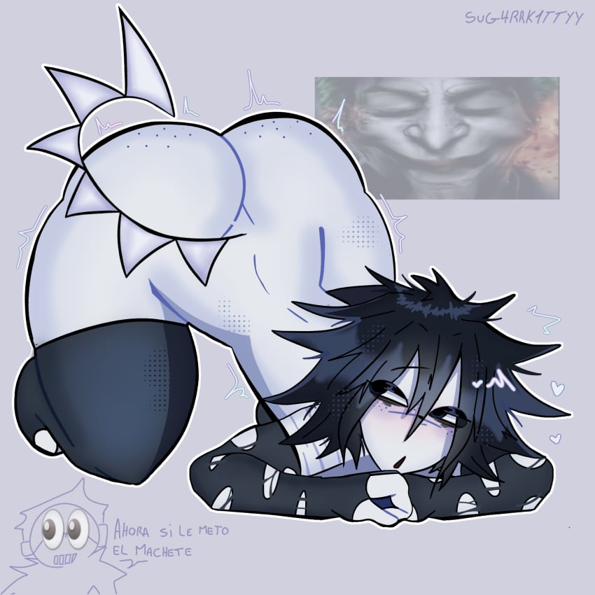 2d 2d_(artwork) 2d_artwork forsaken_(roblox) nonbinary nonbinary_(lore) roblox roblox_game robloxian slasher_(forsaken) tagme two_time_(forsaken)