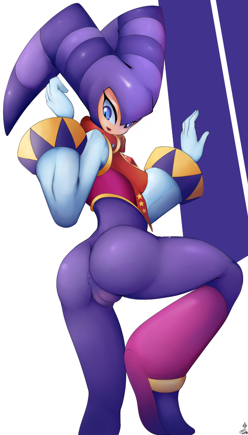 1girls 5_fingers anus_outline ass blue_eyes bodysuit cameltoe clothing eyes female female_focus female_only huge_ass humanoid mouth nightmaren nights nights_into_dreams open_eyes open_mouth png posing ricocake sega signature smile solo sonic_team standing video_games white_gloves