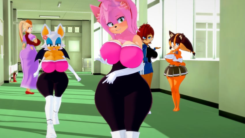 Amy Rose (Sega) Rule 34 Image