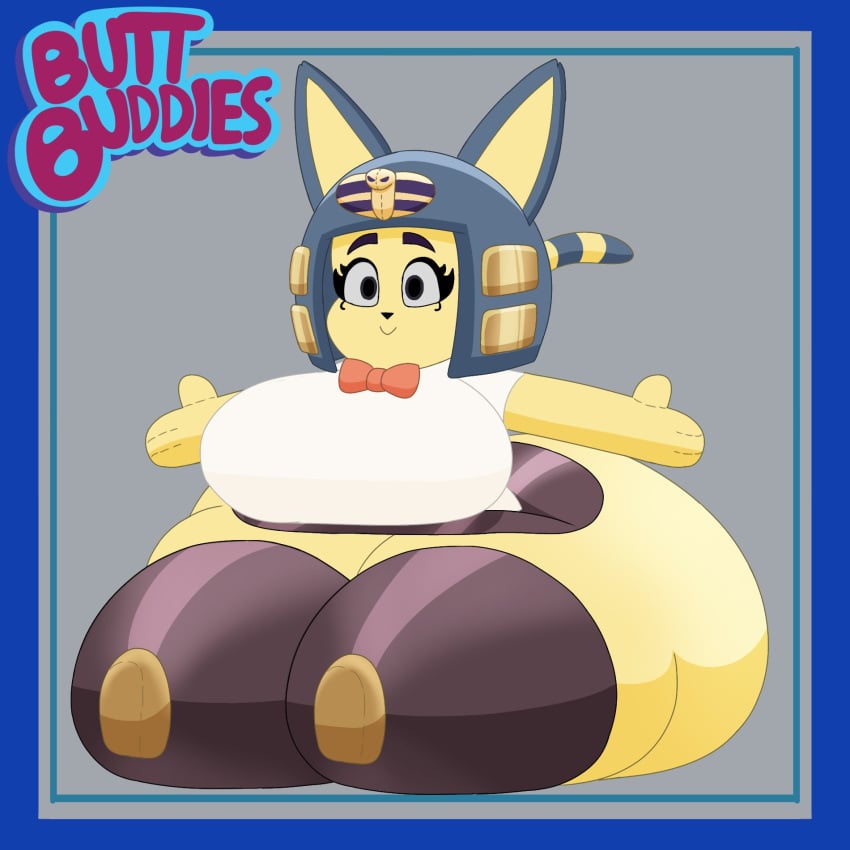 ankha ankha_simpson_(user3345) big_breasts breasts female huge_breasts pokemon pokemon_(species) thick_thighs user3345 wide_hips