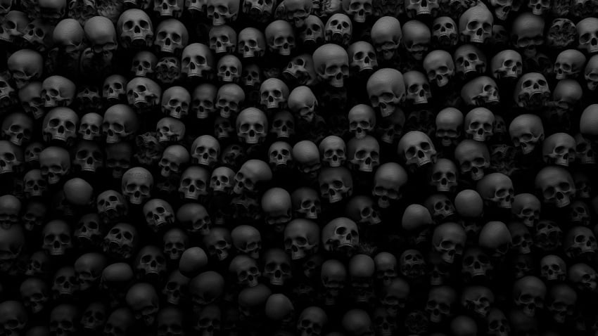 3d dark horror no_humans not_porn off-topic pile_of_skulls remains safe skull skulls still_life unknown_artist