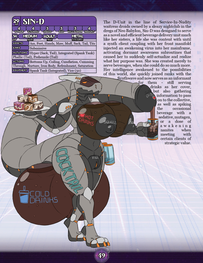 1futa alcohol anthro balls beverage big_breasts breasts cyberpunk fapp full-package_futanari futanari herm hermaphrodite hi_res huge_breasts hyper intersex machine min monophallia multi_genitalia penis penis_tail pussy robot rpg_(disambiguation) solo synth tail tail_penis