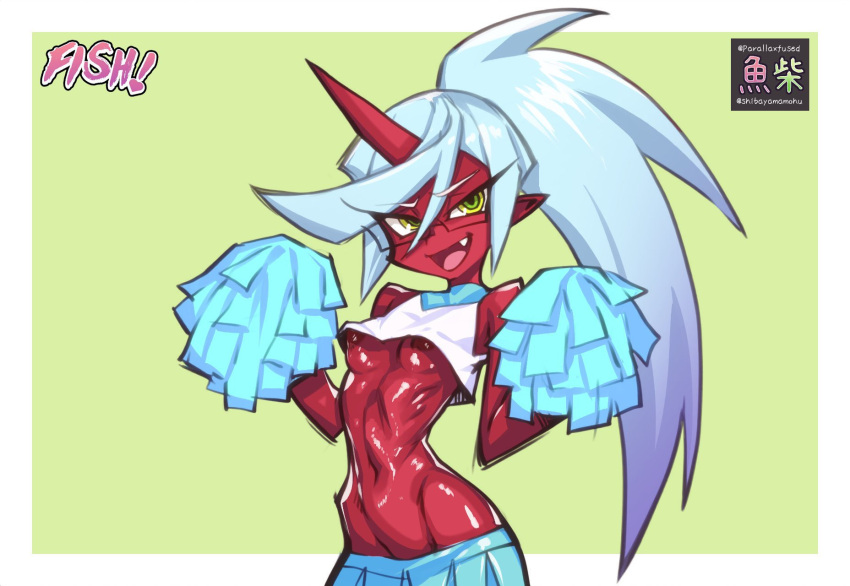 Kneesocks Daemon (Panty & Stocking With Garterbelt) Rule 34 Image