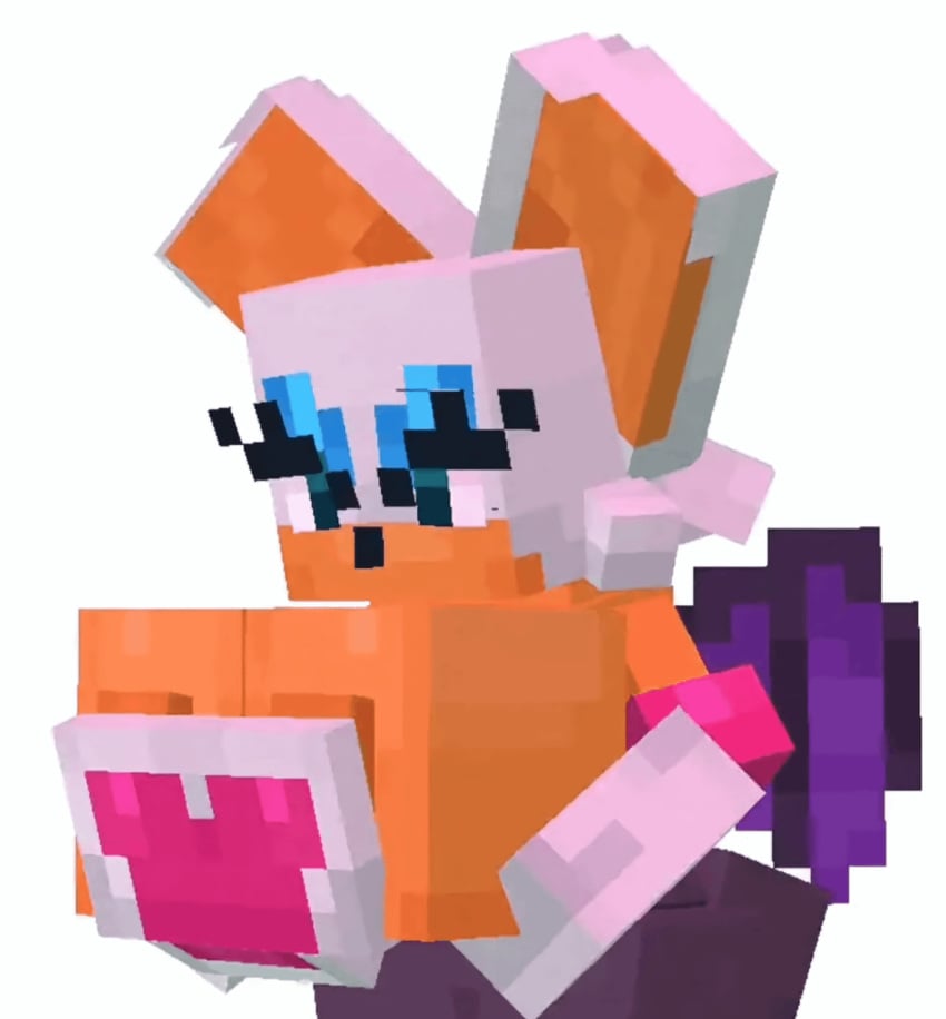 Rouge The Bat (Minecraft) Rule 34 Image