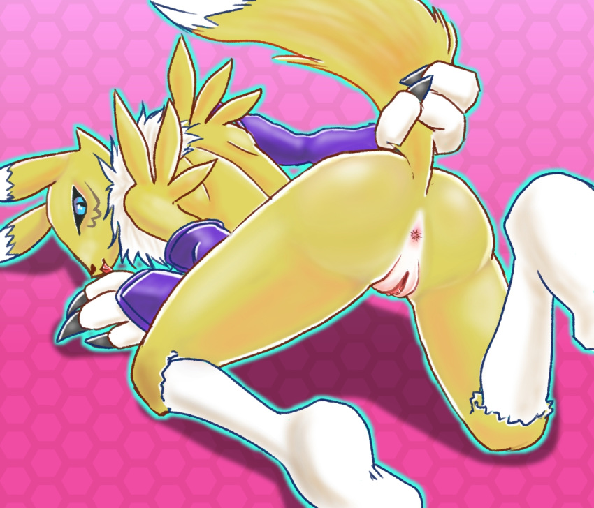 ass cb350four digimon furry monster pussy renamon tail