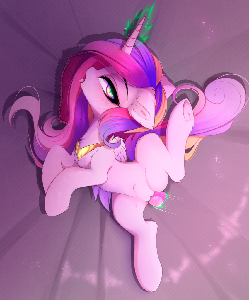 2019 absurd_res alicorn arthropod bed changeling dildo equid feathered_wings feathers female feral friendship_is_magic furniture hair hi_res horn looking_at_viewer magic magnaluna mammal masturbation multicolored_hair my_little_pony penetration princess_cadance_(mlp) pussy queen_chrysalis_(mlp) sex_toy solo tongue tongue_out toying_self vaginal_masturbation vaginal_penetration wings