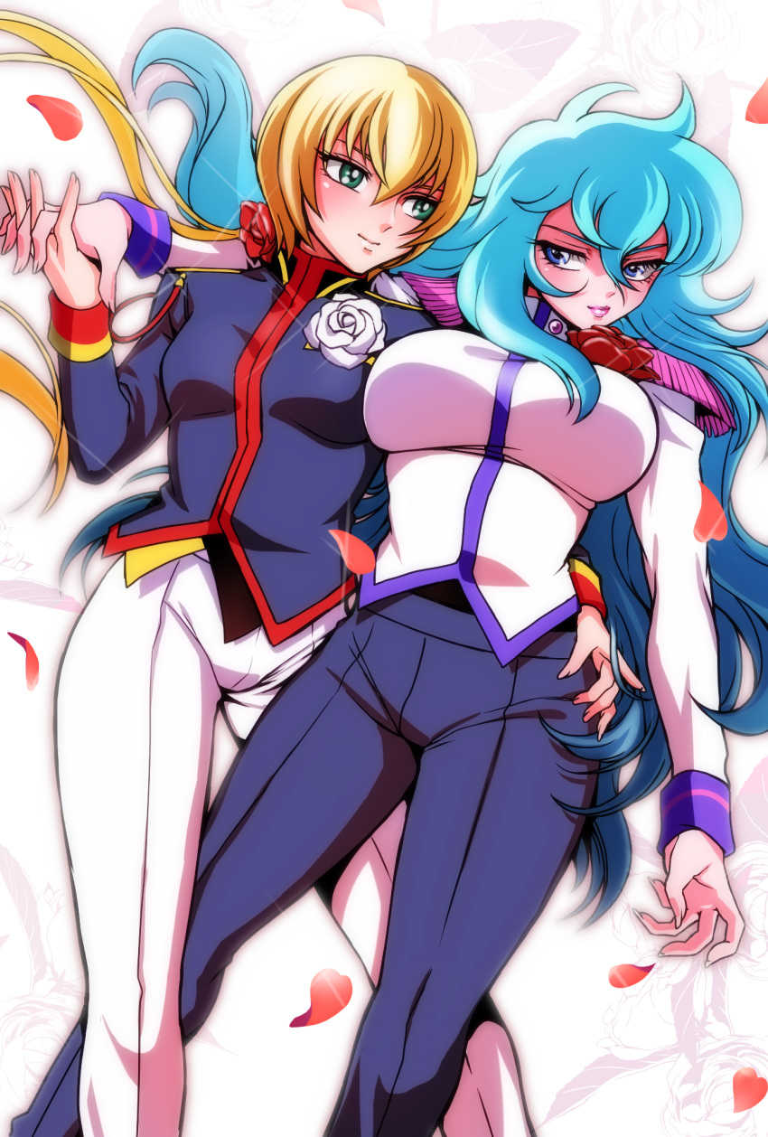 big_breasts breasts femboy feminization girly gold_saints human long_hair nigori_(6_9_love) pisces_aphrodite pisces_cardinale saint_seiya saint_seiya_next_dimension shounen_jump sissy