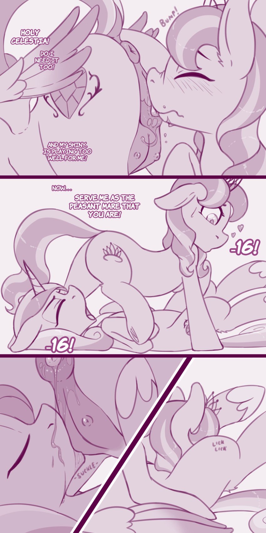 69_position absurd_res alicorn anus bodily_fluids comic crotchboobs cunnilingus diamond_tiara_(mlp) equid equine fearingfun female female/female feral friendship_is_magic genital_fluids hi_res horn mammal my_little_pony nipple_suck oral princess_cadance_(mlp) pussy pussy_juice sex sucking vaginal_penetration wings yuri