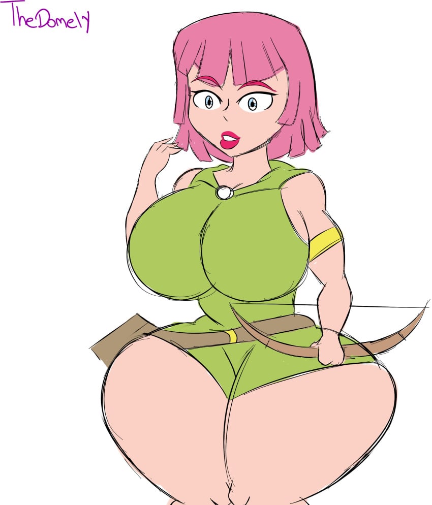 1girls archer archer_(clash_of_clans) armband big_ass big_breasts clash_(series) clash_of_clans clash_royale clothed clothed_female clothing female_only fully_clothed fully_clothed_female huge_ass huge_breasts large_ass large_breasts tagme thedomely voluptuous voluptuous_female wide_hips