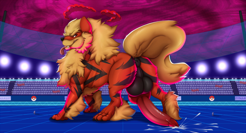 1boy 4_toes all_fours alternate_version_at_source anatomically_correct animal_genitalia animal_penis anus arcanine arena audience aura balls being_watched big_ass big_balls big_penis big_testicles black_fur bodily_fluids canine canine_penis claws coillte cum dynamax erection excessive_cum feet feral furry genital_fluids giant glowing grey_eyes half-closed_eyes huge_ass huge_balls huge_penis huge_testicles hyper hyper_ass hyper_balls hyper_cum hyper_knot hyper_penis hyper_testicles knot knox_(swampykaiju) large_ass large_balls large_penis large_testicles looking_back macro male male_only mammal nintendo nude orange_fur paws penis poke_ball pokemon pokemon_(species) pokemon_rgby pokemon_ss pose presenting public public_nudity solo_focus stripes tail teeth testicles thick_thighs tongue tongue_out video_games wide_hips
