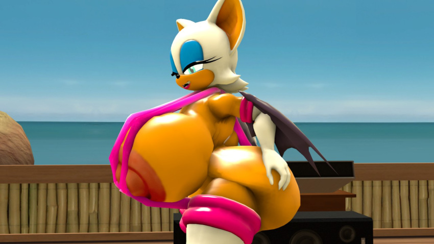 3d 3d_model big_breasts functionally_nude gigantic_ass gigantic_breasts huge_ass huge_breasts hyper_areola hyper_breasts hyper_nipples mobian mobian_(species) mobian_bat nipples rouge_the_bat sega sideboob smile sonic_(series) sonic_adventure_2 sonic_the_hedgehog_(series) string_bikini thighhigh_boots thighhighs toxictigerex visible_nipples