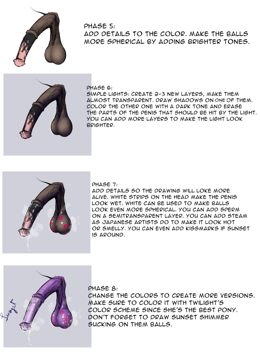 balls cum equine friendship_is_magic hanging_balls horse horsecock lipstick_mark my_little_pony penis sinsigat sketch smell steam tutorial twilight_sparkle_(mlp)