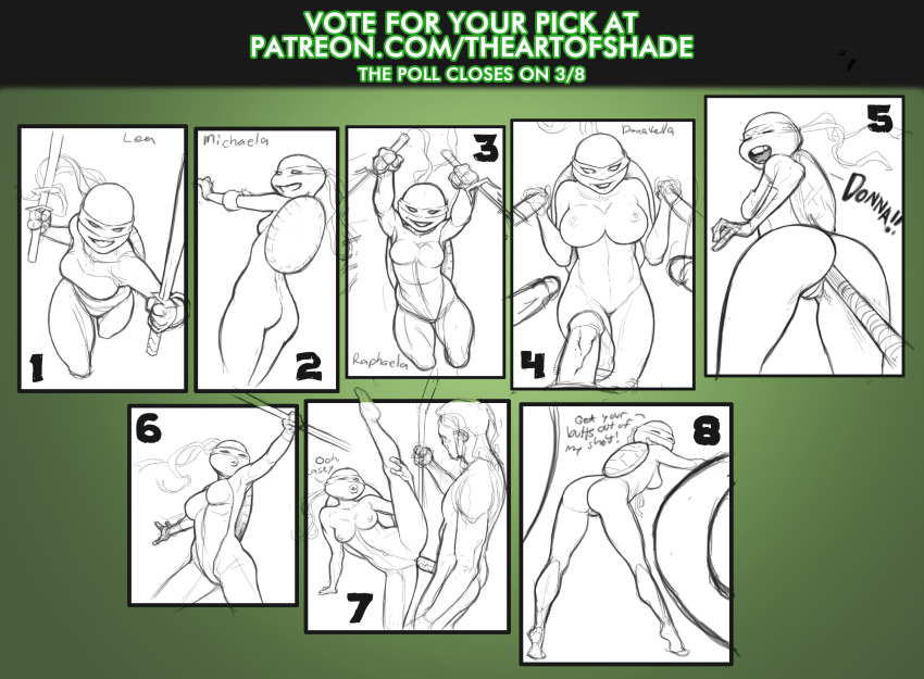 female intheshade rule_63 scott_jones sex shade_jones teenage_mutant_ninja_turtles turtle