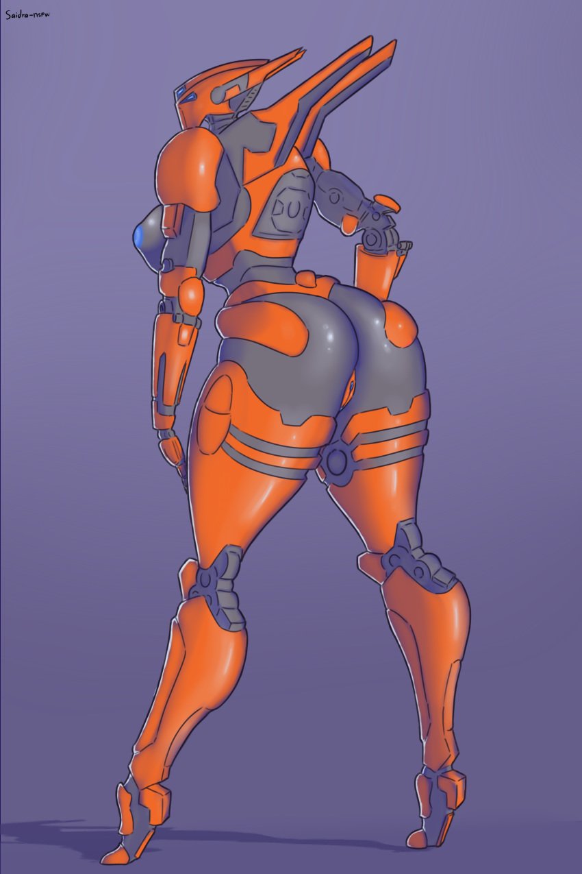 big_breasts breasts female hi_res humanoid machine mecha mechanical pacific_rim pussy robot saber_athena saidra solo thick_thighs wide_hips