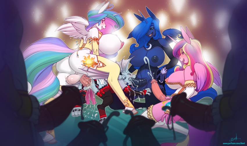 3futas 4boys alicorn anal anal_sex animal_genitalia animal_penis anthro anthrofied areola argent armwear big_breasts bodily_fluids bonk breasts clothed clothing corset crossdressing cum cumshot diphallia diphallism ejaculation elbow_gloves equid equine_penis friendship_is_magic furry futa_is_bigger futanari gangbang genital_fluids gloves group group_sex gynomorph gynomorph/male handwear horn horsecock intersex intersex/male kobold legwear lingerie male male_penetrated malesub mammal medial_ring multi_genitalia multi_penis my_little_pony nipples oral orgasm penetration penis princess_cadance_(mlp) princess_celestia_(mlp) princess_luna_(mlp) sex stockings threesome wings