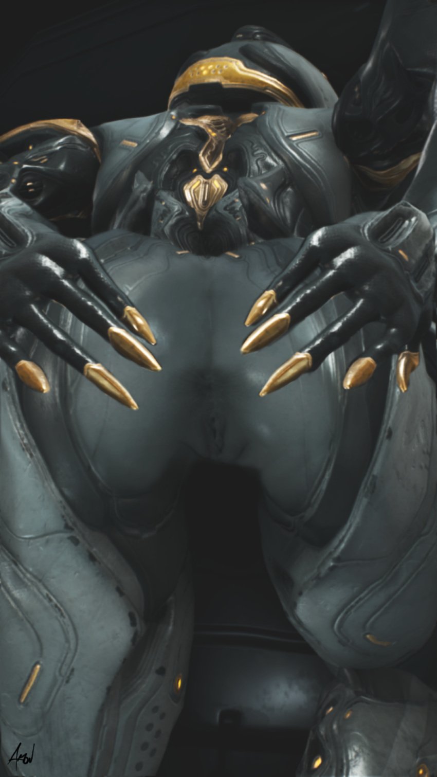 3d 3d_model alien alien_girl amonsrule android ass ass_grab ass_spread bent_over edit edited female graxx grey_skin photoshop pussy spreading video_game video_games warframe warframe_captura_adventures warframetenno wisp_(warframe)