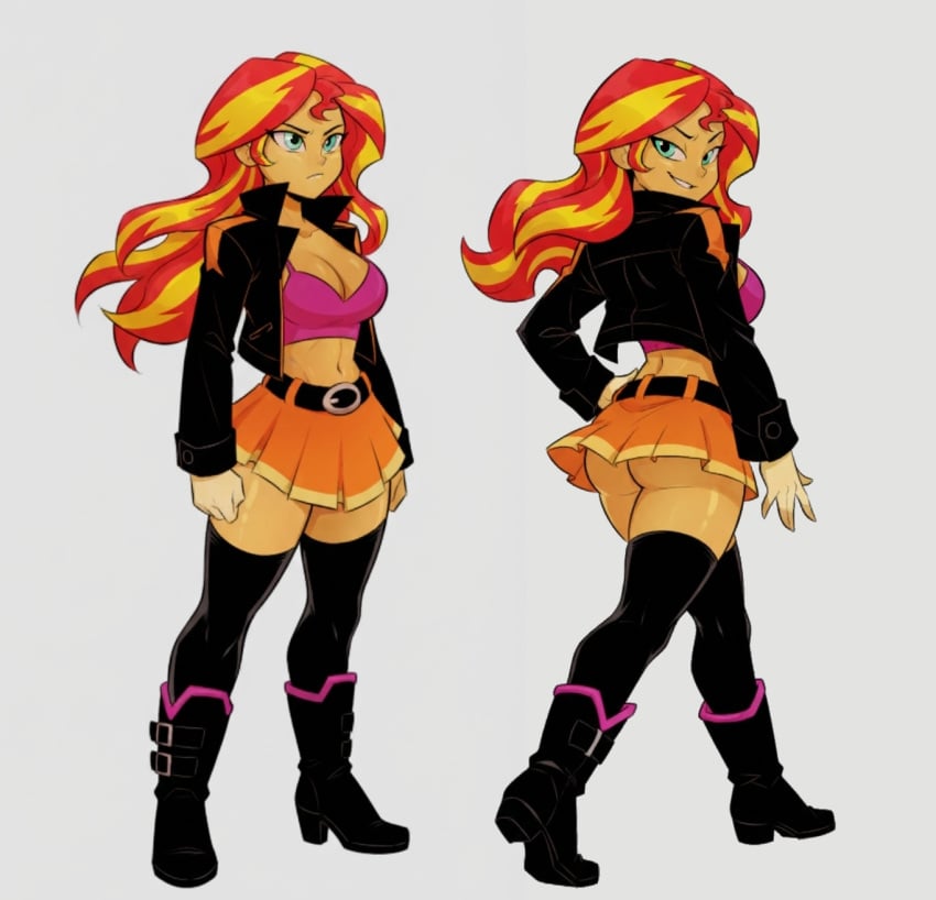 Sunset Shimmer (Equestria Girls) Rule 34 Image